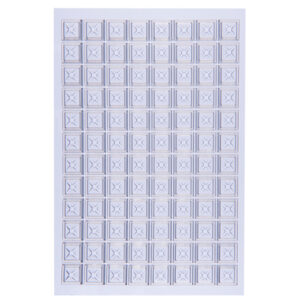 Square Sealing Mats for Deep Well Plates Family, Silicone Rubber